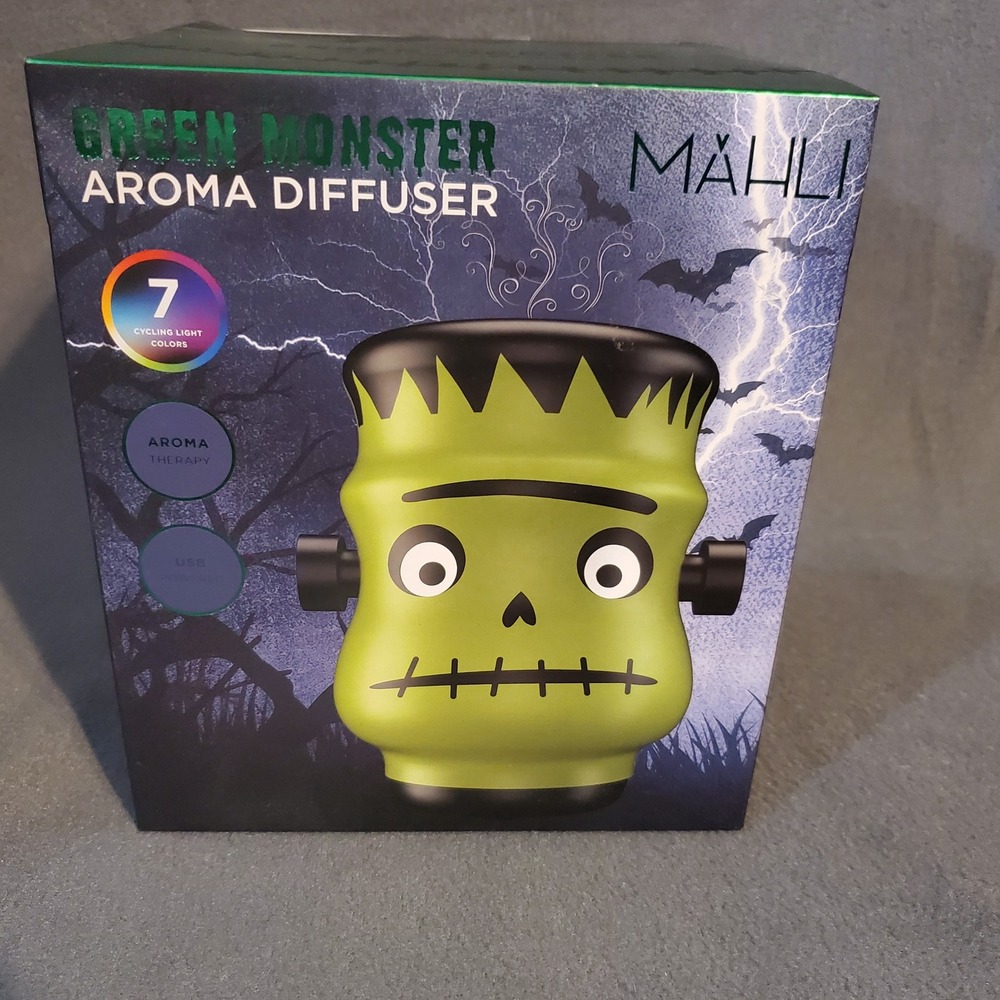 MAHLI‎ Green Monster Aroma Diffuser 7 Cycling Light Colors Aroma Therapy USB